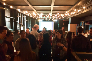 Crowd at Burdock Brewery(© 2018 David Shilman)