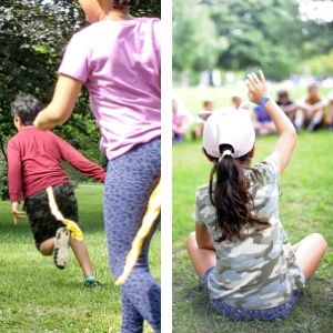 campers participating in activities. (© 2019 Daniela Serodio LEAF)