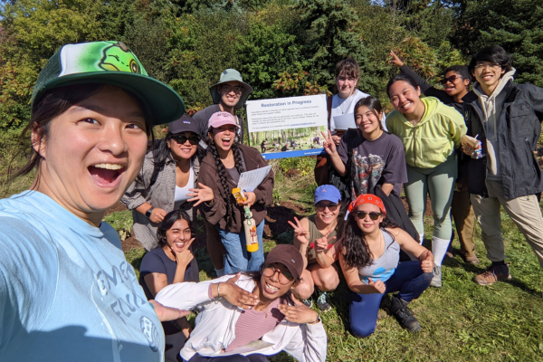 Dany with members of their Young Ravine Leader cohort.