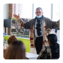 TCHC Tenants meet with Toronto and LEAF staff at a recognition event