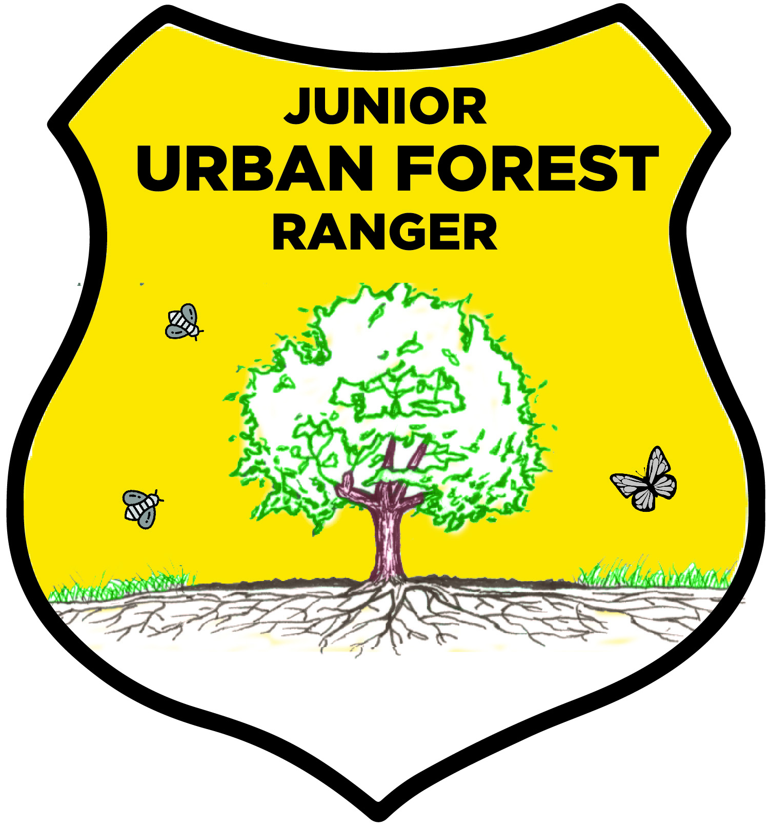 2017 Junior Urban Forest Ranger Badge Sticker(2017 Junior Urban Forest Ranger Badge Sticker)