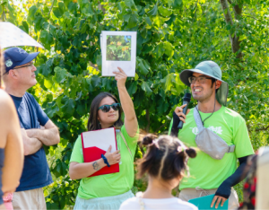 two YUFLs leading a tree tour