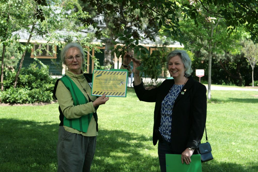 Rita Bijons and Councillor Sarah Doucette