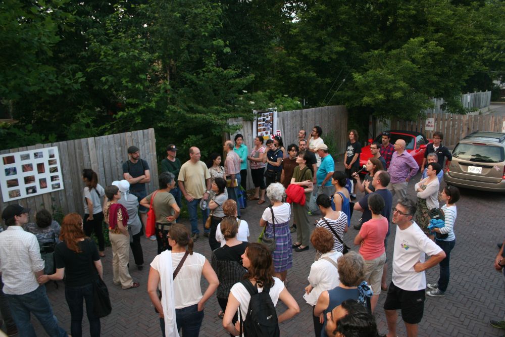Salvaging urban wood tree tour