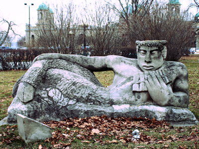 Pan nymph god of the forest