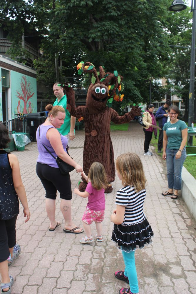 Barkley at the Leslieville Tree Festival
