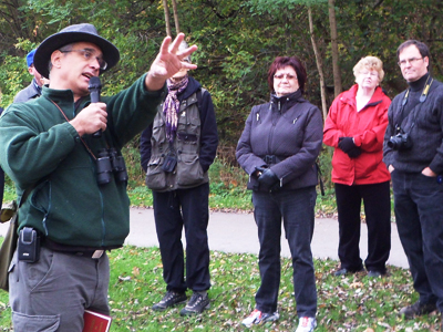 Gaspar Horvath discussing trees