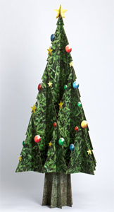 Cardboard Christmas Tree