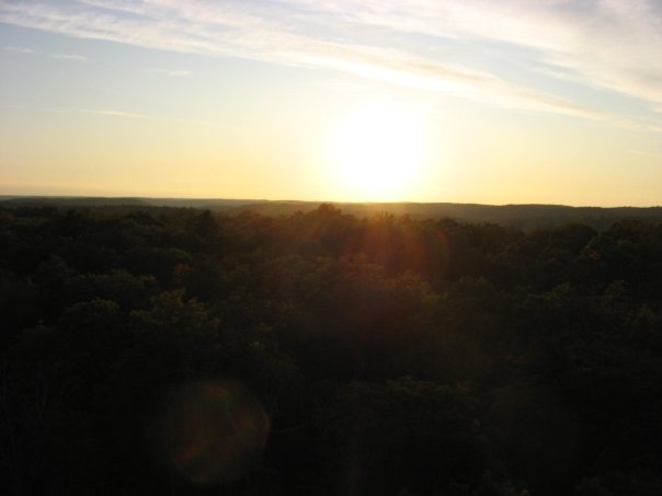 Sundown over Haliburton Forest