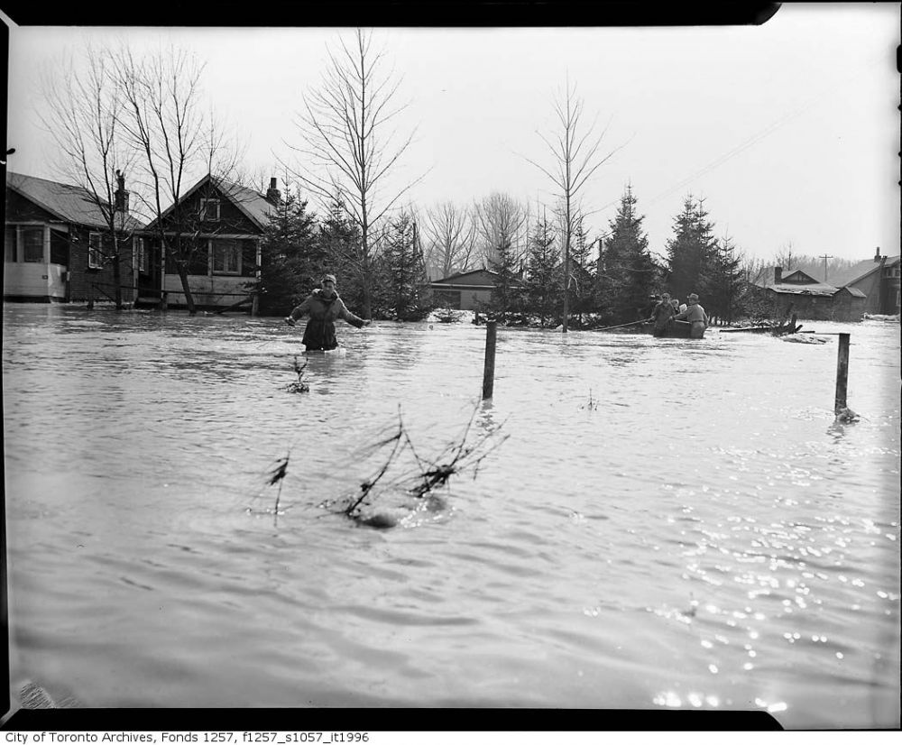 © 1954 City of Toronto Archives Damage caused by Hurricane Hazel