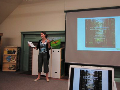 Jessica Piskorowski during an EAB Training Session