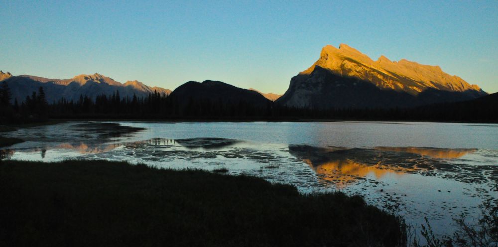 Rundle Mountain in Banff, AB